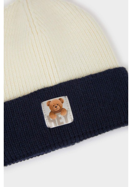 Erkek Bebek Renk Bloklu Triko Bere F0021A525WN fiyatları