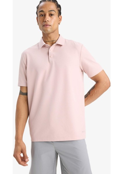 Fit Standart Fit Polo Yaka Sporcu Kısa Kollu Tişört E9351AX25AU