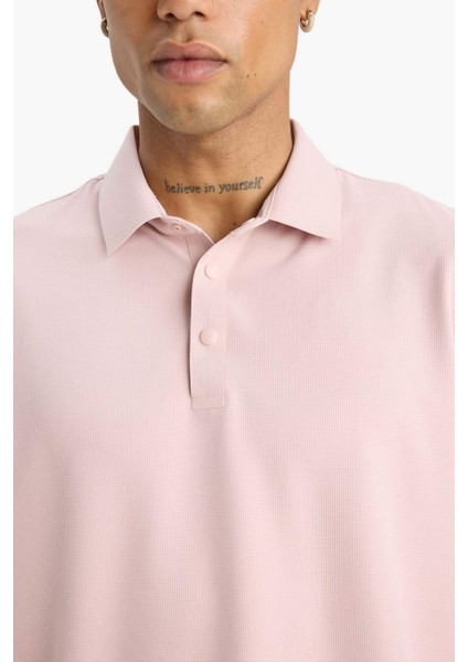 Fit Standart Fit Polo Yaka Sporcu Kısa Kollu Tişört E9351AX25AU indirimleri