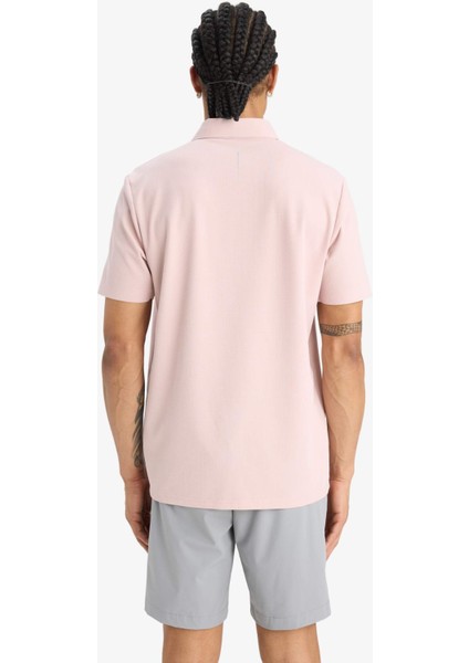 Fit Standart Fit Polo Yaka Sporcu Kısa Kollu Tişört E9351AX25AU