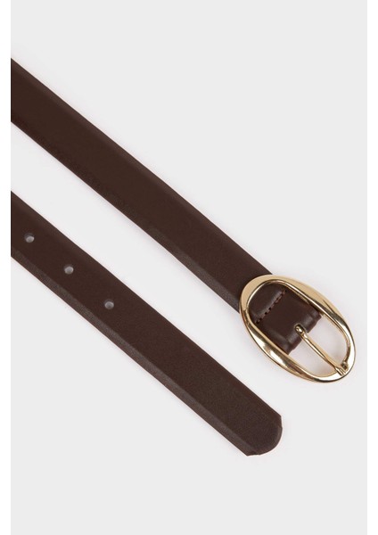 Kadın Suni Deri 2'li Günlük Kemer F8371AXNS modelleri