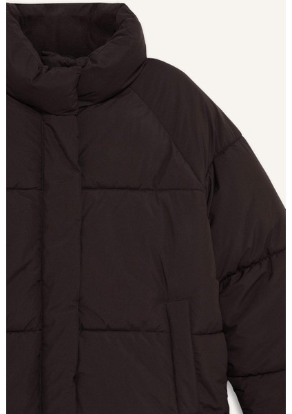 fit Rüzgar Geçirmez Su Geçirmez Regular Fit Fermuarlı Çıtçıtlı Şişme MONT A1550AX25WN