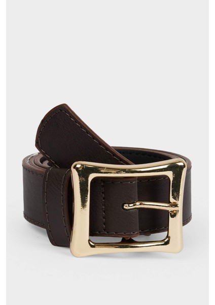 Kadın Suni Deri Jean Kemeri G0597AXNS