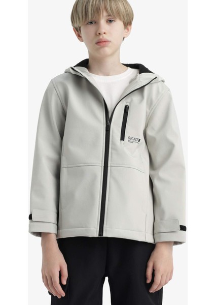 Erkek Çocuk Kapüşonlu Polar Astarlı Yağmurluk fırsatları