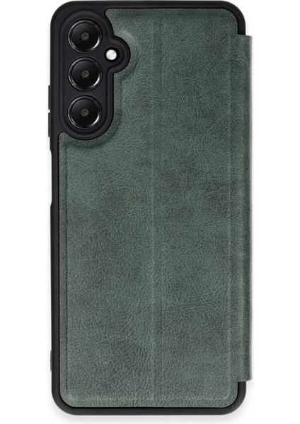 Samsung Galaxy S24 Fe Kılıf Flip Cover - Koyu YEŞIL-(5796)