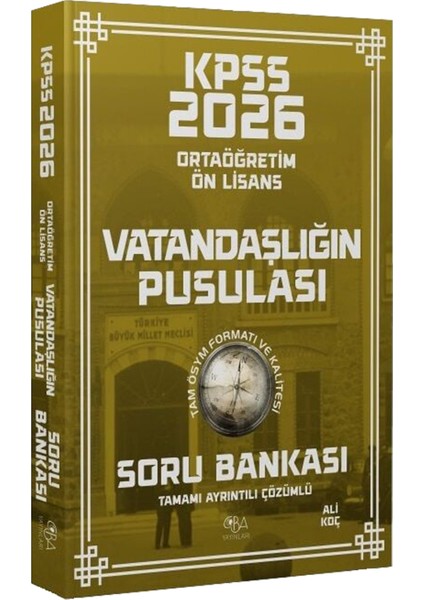 2026 Kpss Ortaöğretim Ön Lisans Pusula Serisi Konu Anlatımıa-Tüm Dersler Çözümlü Soru Bankası Seti fırsatları