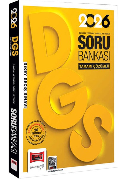 2026 Dgs Sayısal-Sözel Yetenek Çözümlü Soru Bankası-Son 7yıl Çıkmış Sorular-Çözümlü Fasikül 10DENEME modelleri