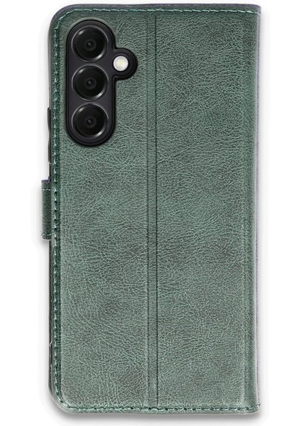 Samsung Galaxy A16 5g Kılıf Trend S Plus Kapaklı Kılıf - YEŞIL-(5796)