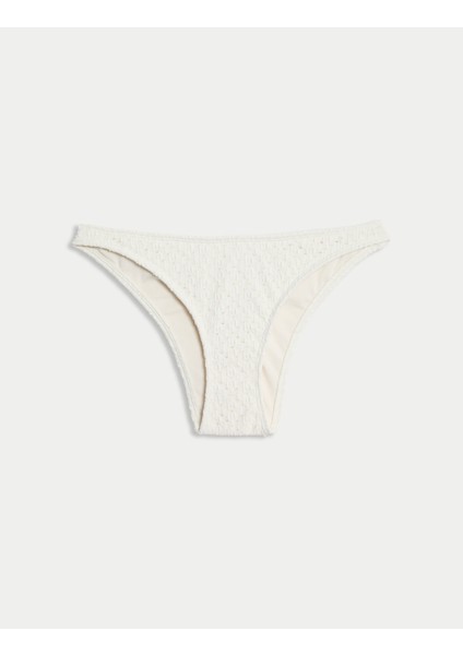 Dantel Detaylı Yüksek Bel Bikini Altı