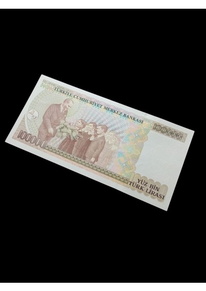 7. Emisyon I Serisi 100.000 Türk Lirası Kağıt Koleksiyon Para . Numismatik, Antikalar, Hobi Hediye fiyatları