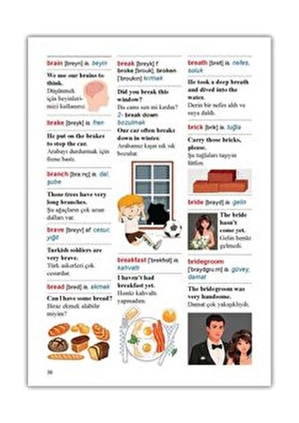 İngilizce İlköğretim Sözlüğü 280 Sayfa 8. Sınıf Türkçe-İngilizce İlaveli Fono Yayınları modelleri