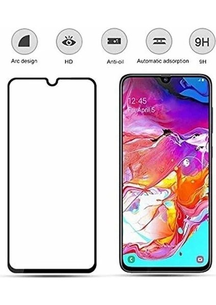 Samsung A70 Uyumlu 9d Tam Kaplayan Parmak Izi Bırakmayan Ekran Koruyucu Film indirimleri
