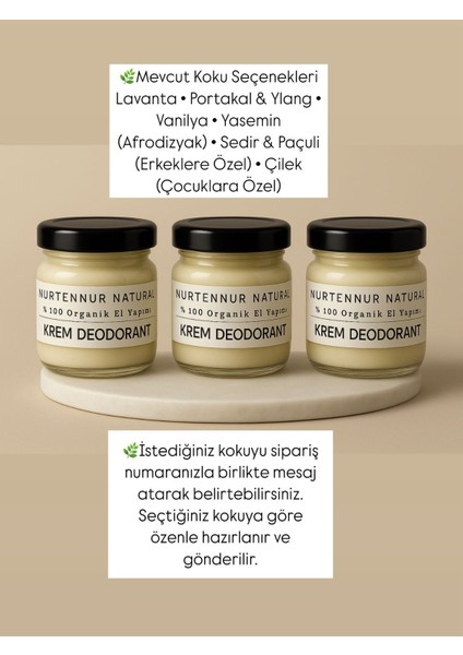 Krem Deodorant 3 Adet 40 ml fiyatları
