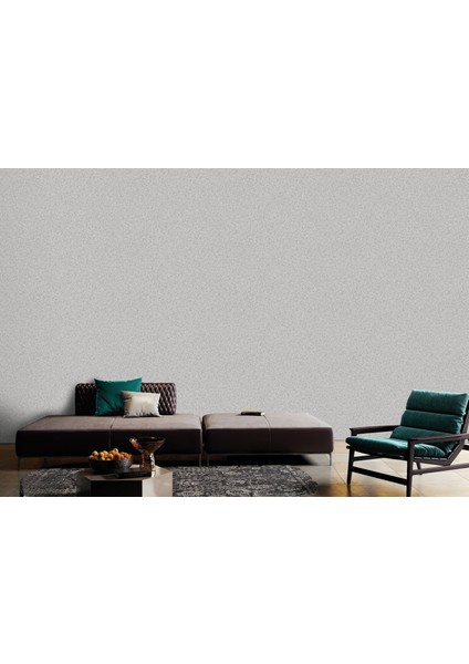 Mantar Desenli Kabartmalı Modern Düz Sade Duvar Kağıdı 16,5 M², Silinebilir -Roka 23110-1