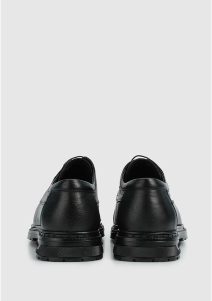 Siyah Deri Erkek Ayakkabı fırsatları