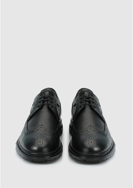 Siyah Deri Erkek Ayakkabı modelleri