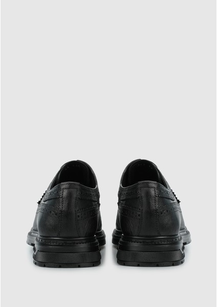 Siyah Deri Erkek Ayakkabı fırsatları