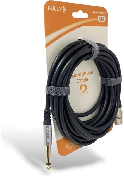 Xlr Dişi-6.3mm Gitar Erkek Jaklı Kablo 5metre fırsatları