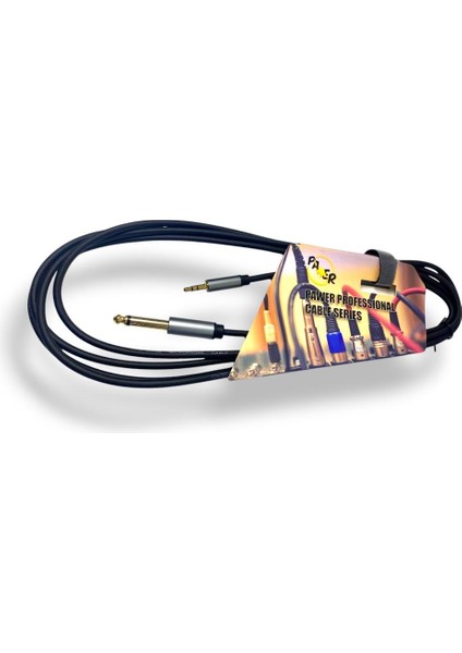 1.5metre 6.3mm Mono - 3.5mm Stereo Kablo modelleri