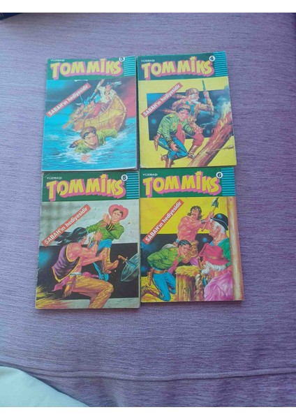 Tommıks 3-4-5-6 Nolu Sabah Ekı Cıltler Sabah Eki Her Cilt 98 Sayfa Cok Temiz Kondisyonda