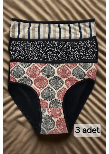 Büyük Beden Penye Külot Ekonomik 3 Lü Paket modelleri
