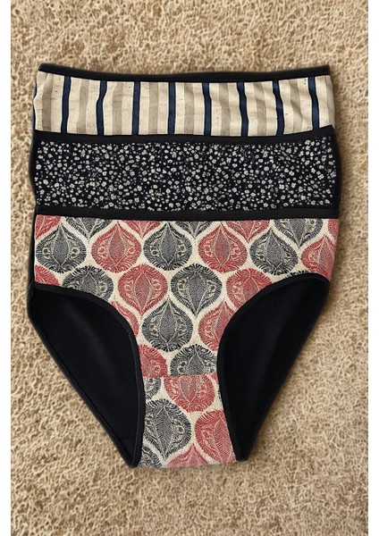 Büyük Beden Penye Külot Ekonomik 3 Lü Paket indirimleri