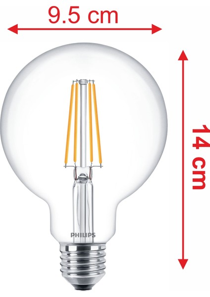 Corepro Ledbulb Nd 7-60W E27 G93 Rustik Ampül (Büyük Boy)