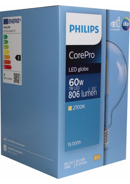 Corepro Ledbulb Nd 7-60W E27 G93 Rustik Ampül (Büyük Boy) fiyatları