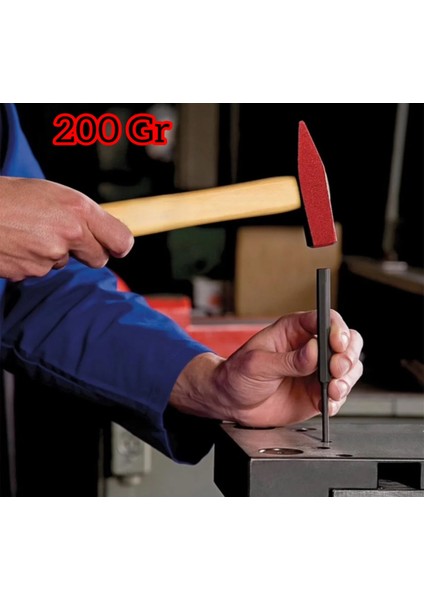 Ağaç Saplı Dövme Çekiç 200 Gram
