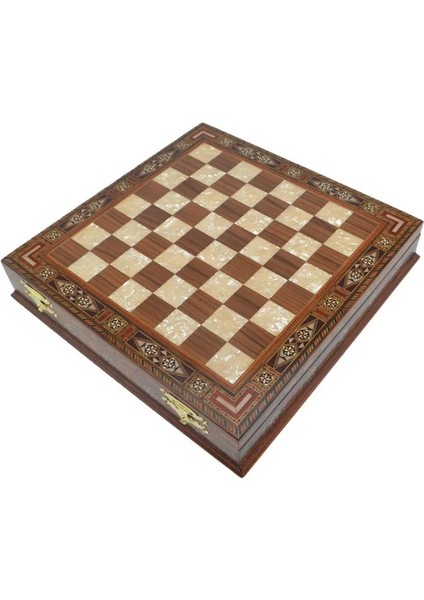 Satranç Tahtası Isteyene) Gifthome,büyük Boy,el Yapımı,masif Ahşap,sandıklı Satranç Tahtası