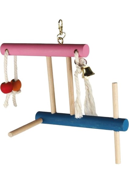 Doğal Kuş Oyuncakları, Çift Oluklu Ipli Salıncak