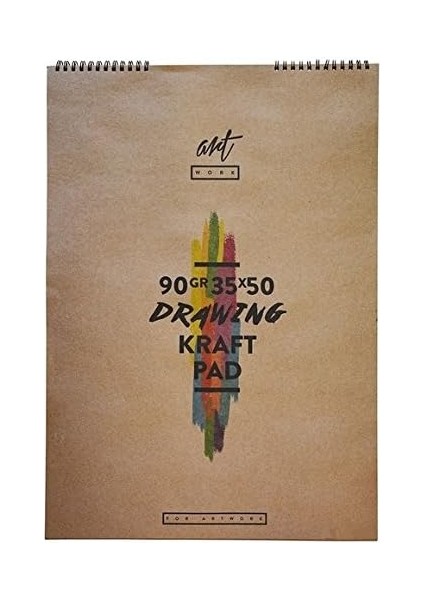 Kraft Resim Blok 90 gr 35X50 15Y