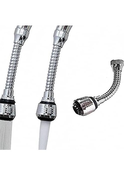 Flex 2 Aşamalı Plastik Esnek Musluk Başlığı