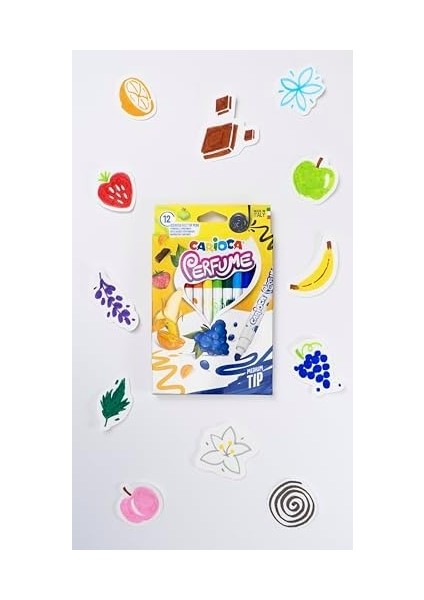 Kokulu Jumbo Keçeli Boya Kalemi 10'lu modelleri