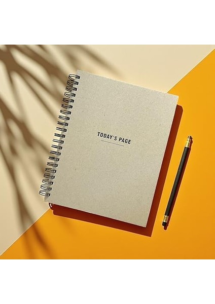 Tanıtım Tarihsiz 6 Aylık Günlük Planlayıcı | Spiralli Sert Kapaklı Organizer Not Defteri | 204 Sayfa | 22 x 28,5 cm modelleri