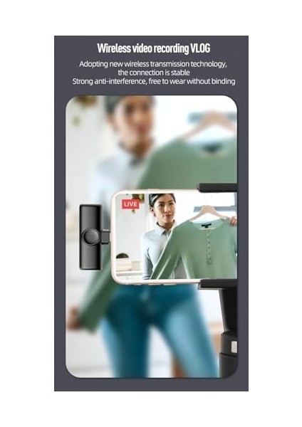 Yaka Mikrofonları 2li For Type-C For Iphone Tüm Modeller Video Kaydı, Podcast, Röportajlar, Youtube, Tiktok ve Vlog Için Mini Mikrofon-K9 2li fiyatları