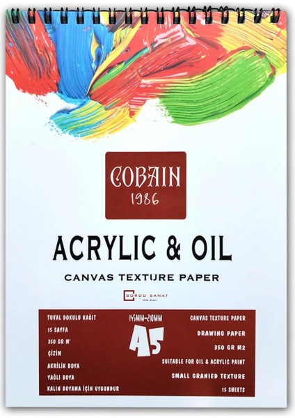 1986 Akrilik Boyama Defteri (A5)