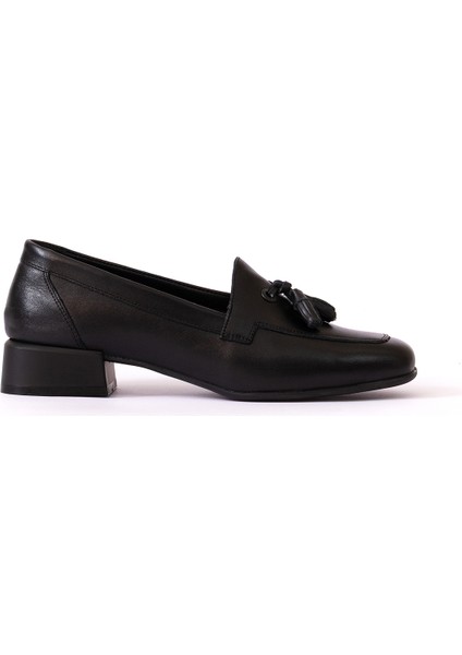 Hakiki Deri Loafer Kadın Ayakkabısı 25KWSCL2517