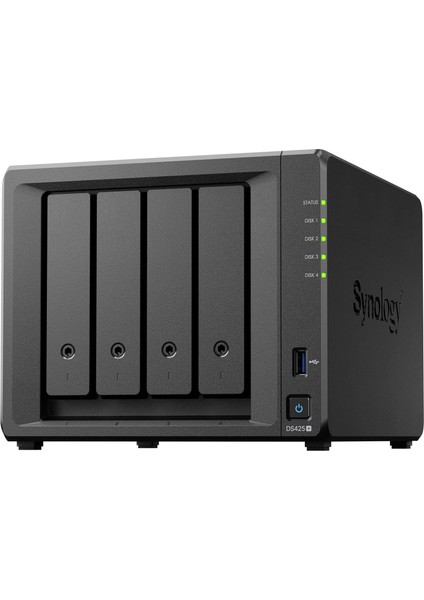DS425 Plus Celeron Qc- 2gb Ram- 4-Diskli Nas Server (Disksiz)