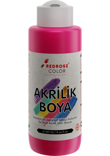 Rose Fuşya Akrilik Boya 120 ml