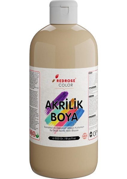 Rose Ten Rengi Akrilik Boya 500 gr