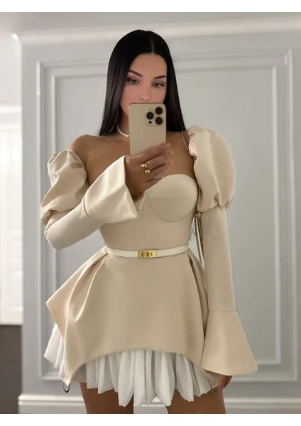 Sloane Gloplu Mini Elbise fiyatları