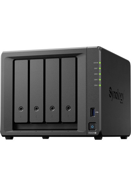 DS425 Plus Celeron Qc- 2gb Ram- 4-Diskli Nas Server (Disksiz) fırsatları