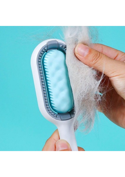 ® Evcil Hayvanlar Için Çift Taraflı Pet Fırçası Nemli Tüy Tarama Tarağı fiyatları
