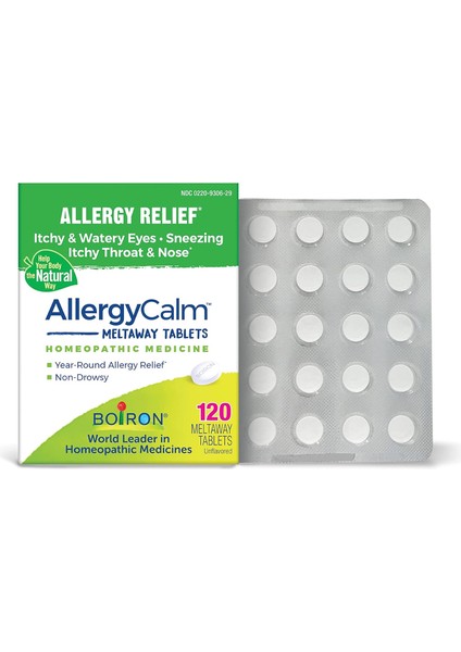 Allergycalm Tablets For Relief From Allergy And Hay Fever Symptoms Of Sneezing, Runny Nose, And Itchy Eyes Or Throat - 120 Count