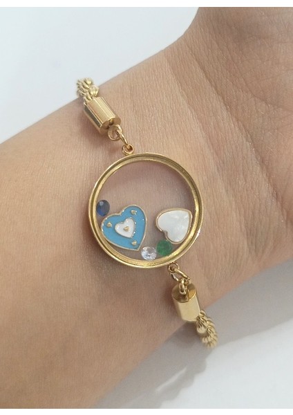 Lüks Gösterişli Figürlü Altın Renk Bileklik fiyatları