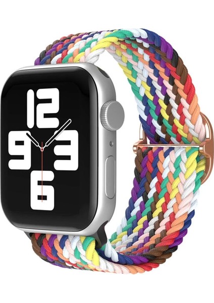 Apple Watch 42MM Star Kordon - Gökkuşağı 2-(5796)