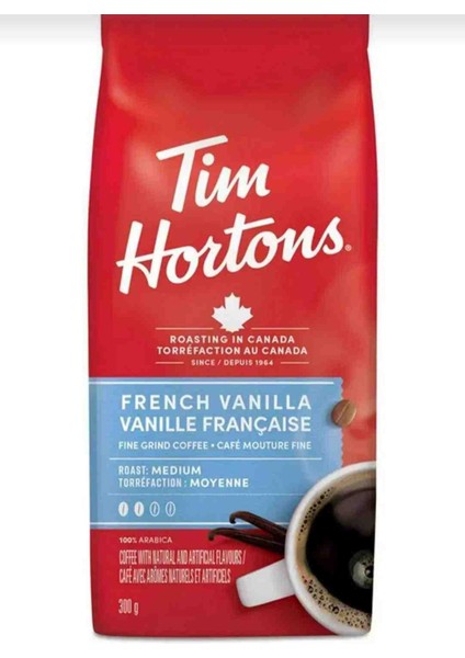 Orijinal Kanada Orta Kavrulmuş Kahve French Vanilla 300 gr