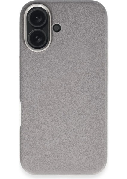 Zeroshop Joko Iphone 16 Wonder Deri Magsafe Kapak - Titan Gri