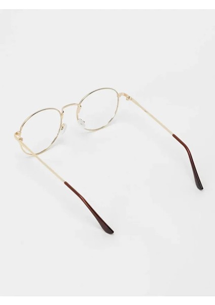 Optik Uyumlu Camları Değiştirilebilir Blue Block Round Gözlük fırsatları